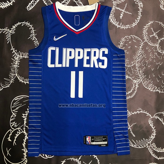 Camiseta Los Angeles Clippers John Wall NO 11 Icon 2020-21 Azul